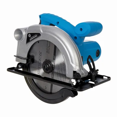 Scie circulaire 185 mm 1200W 5500 tr/min Bleu  - SILVERLINE