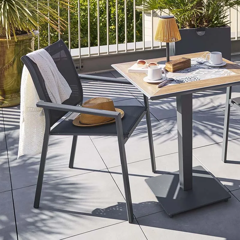 Fauteuil de jardin Essentia Anthracite/Graphite - HESPÉRIDE