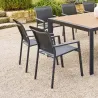 Fauteuil de jardin Essentia Anthracite/Graphite - HESPÉRIDE