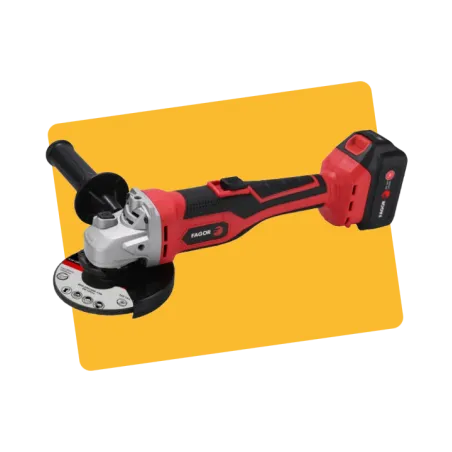 Meuleuse d'angle sans fil 20V Noir/Rouge - FAGOR - OUTILSM26FAG