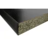 Plan De Travail Noir Extra Mate 38X640X3050Mm
