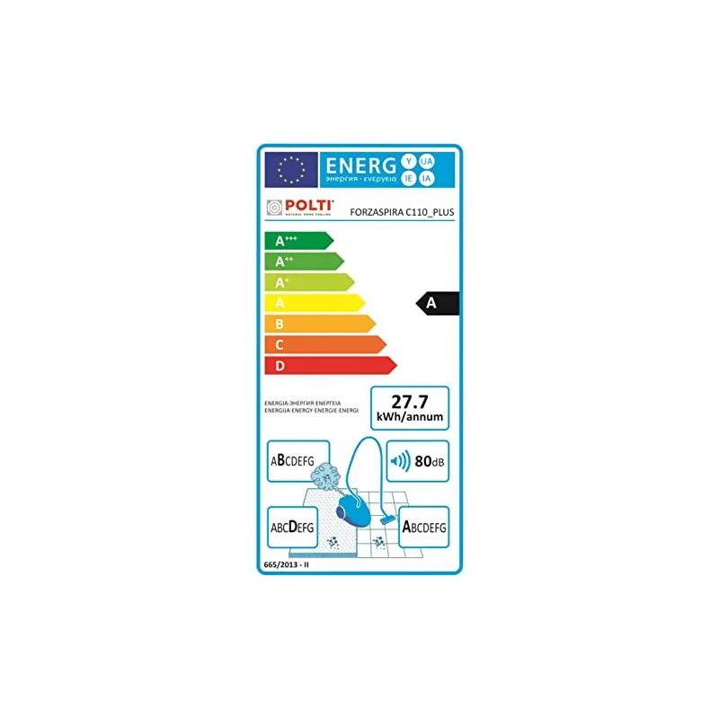 X Aspirateur Sans Sac POLTI - PBEU0105 - 800W