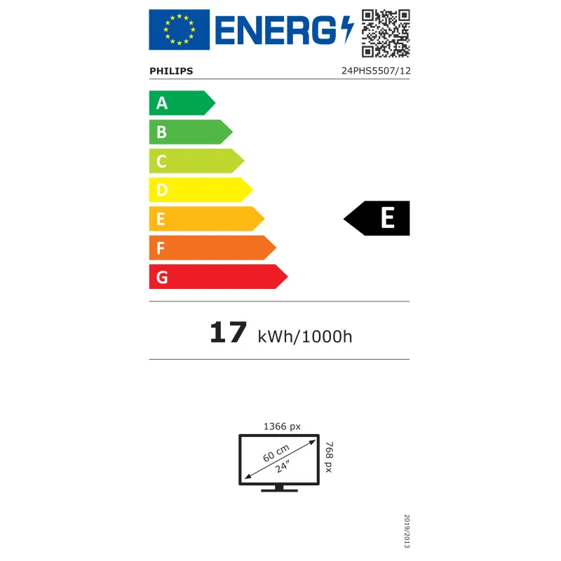 TV - LED - PHILIPS - 61 cm - HD - 50/60Hz - 24PHS5507/12