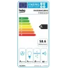 Hotte murale décorative B300 60cm Noir - BEKO - BHCA66641BFBHS