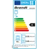 Four encastrable multifonction 73L Inox - BRANDT - BOH1224X
