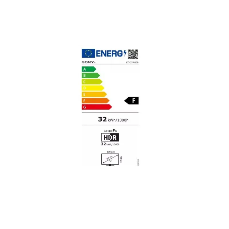 TV - LED - SONY - 80 cm - 4K - 60 Hz - Smart TV - KD32W800P1AEP