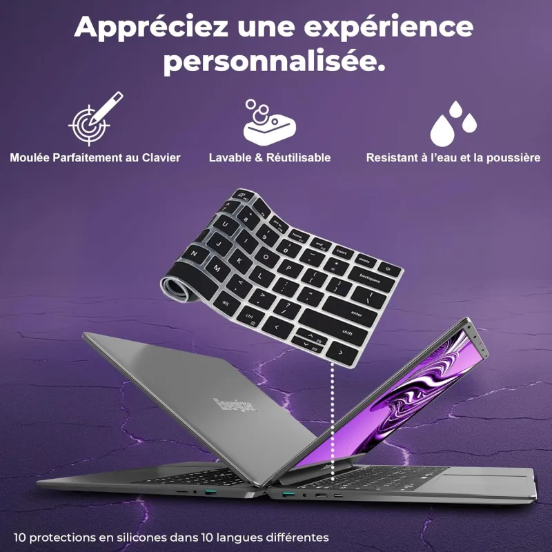 PC portable Energybook Pro 15,6" AMD Ryzen 5 16/512Go gris - ENERGIZER - POR_ENE_L15R35164A