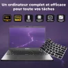 PC portable Energybook Pro 15,6" AMD Ryzen 5 16/512Go gris - ENERGIZER - POR_ENE_L15R35164A