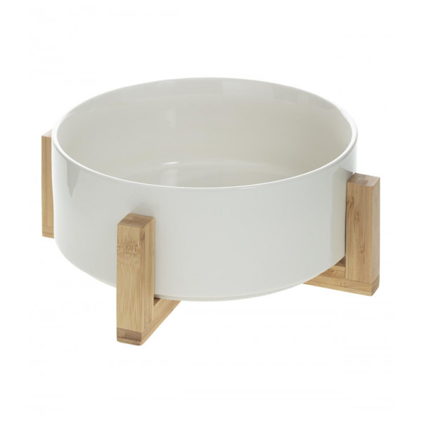 Saladier en bambou et céramique 23cm