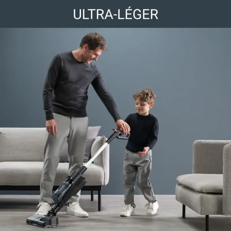 Aspirateur Balai Laveur sans Fil - X-Combo 2-en-1 ROWENTA - GZ3039WO