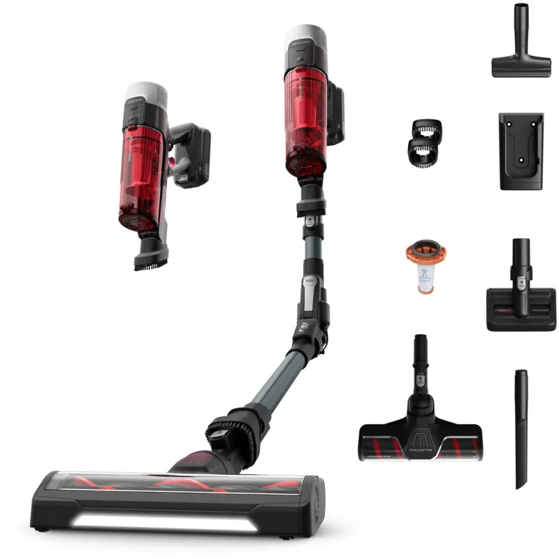 Aspirateur balai 2en1 X-Force Flex 9.60 Complete rouge - ROWENTA - RH2098WO