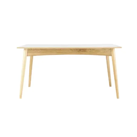 Boop - Table à manger extensible blanche 6 à 10 personnes L150/220 - MAISONS DU MONDE
