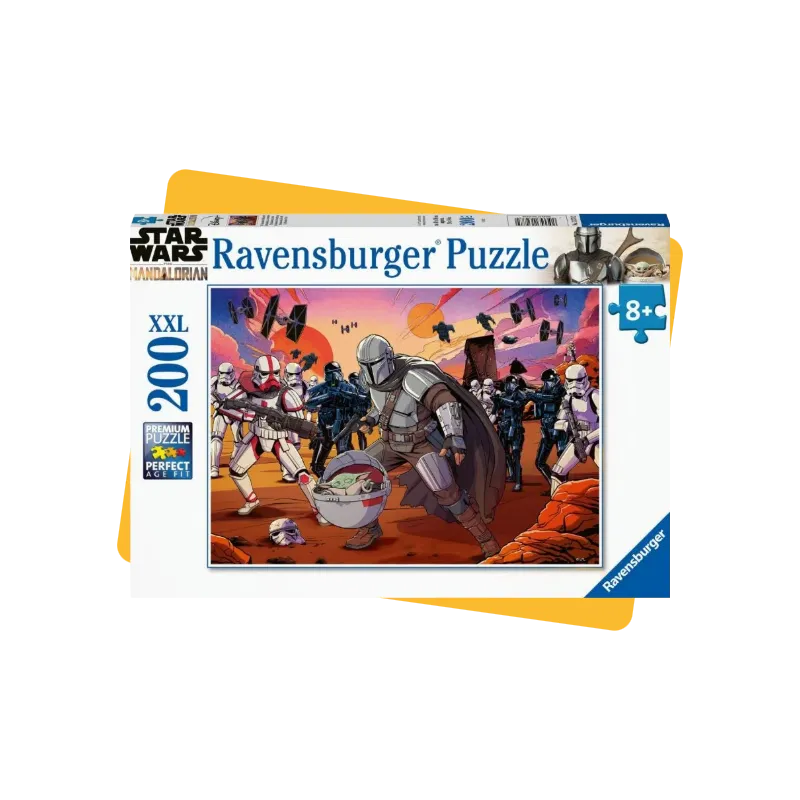 Puzzle 200 pièces XXL La Confrontation Star Wars The Mandalorian - RAVENSBURGER - Dès 8 ans
