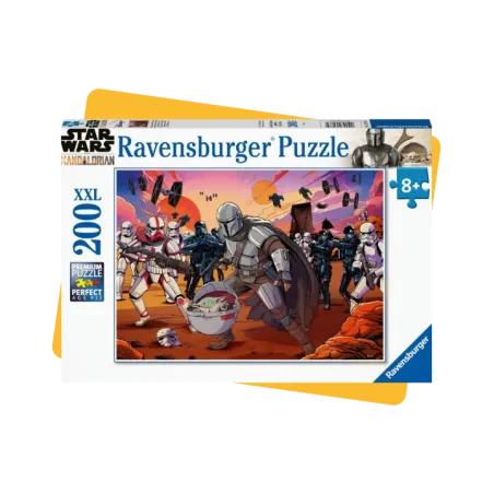 Puzzle 200 pièces XXL La Confrontation Star Wars The Mandalorian - RAVENSBURGER - Dès 8 ans