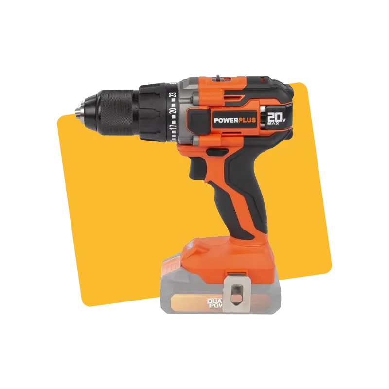 Perceuse-Visseuse Dual Power 20V Li-Ion Noir/Orange