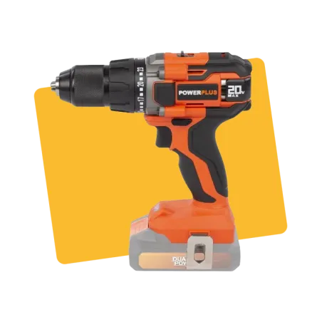 Perceuse-Visseuse Dual Power 20V Li-Ion Noir/Orange
