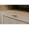 Buffet 2 portes 1 niche impression rotin - CALICOSY - 14857133