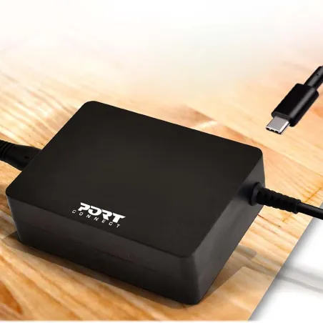 Chargeur USB-C Universel 90W Noir - PORT DESIGNS - 900098