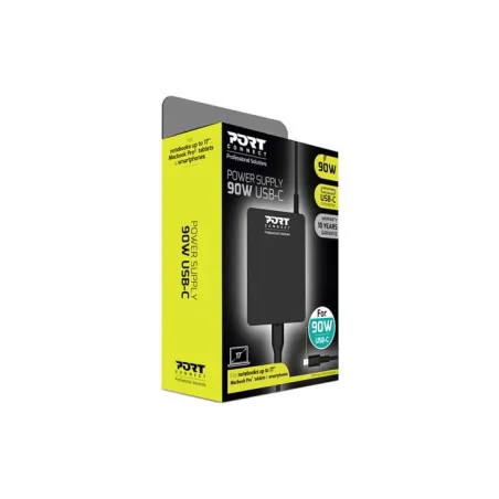 Chargeur USB-C Universel 90W Noir - PORT DESIGNS - 900098