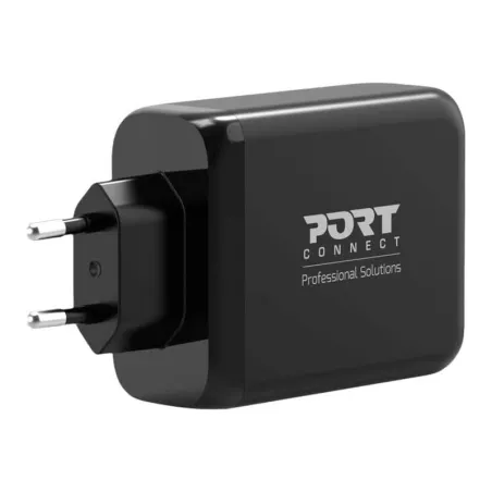 Chargeur secteur GaN 120W 3x USB-C + 1x USB-A Noir - PORT DESIGNS - 900107-EU