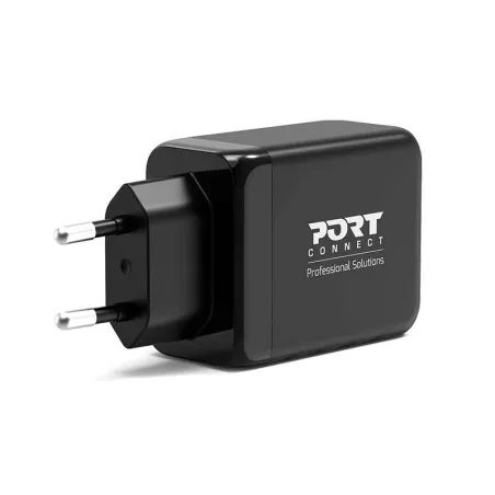 Chargeur secteur GaN 65W 2x USB-C + 1x USB-A Noir - PORT DESIGNS - 900106-EU