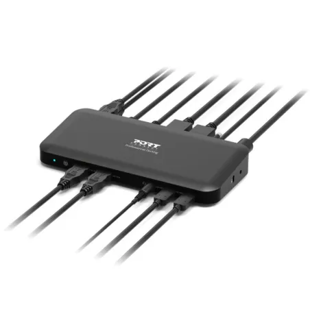 Station d’accueil USB-C 100W 11 ports 3 x 4K Noir - PORT DESIGNS - 901910V2EU