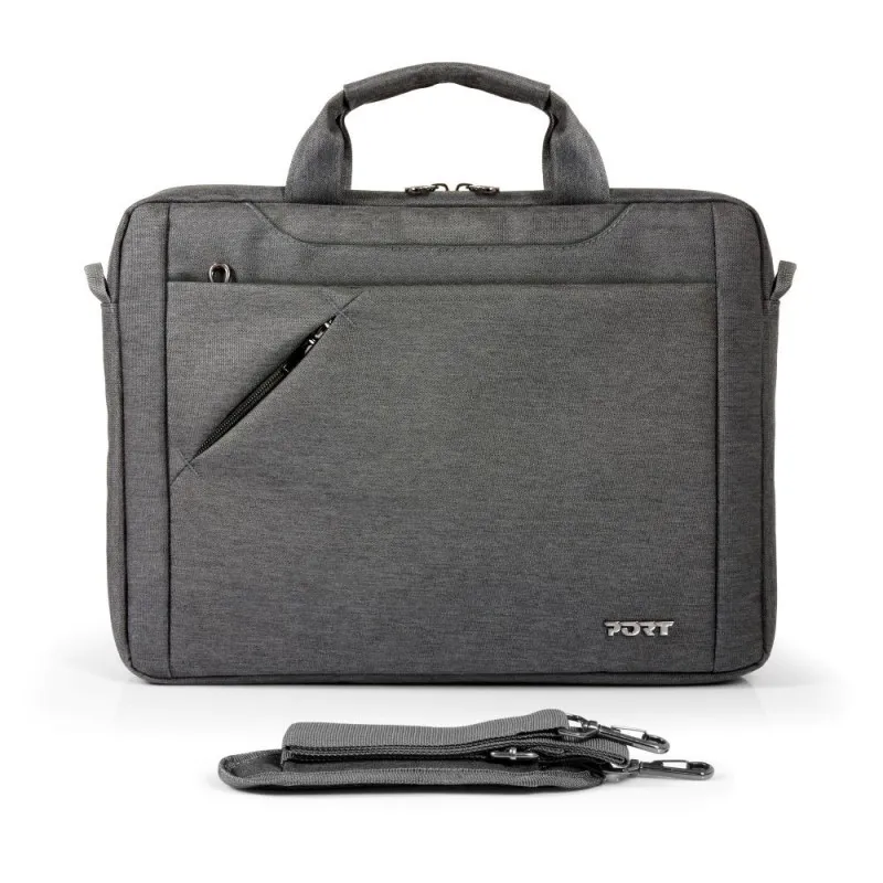 Sacoche PC portable Eco Sydney 13/14" Gris - PORT DESIGNS - 135178