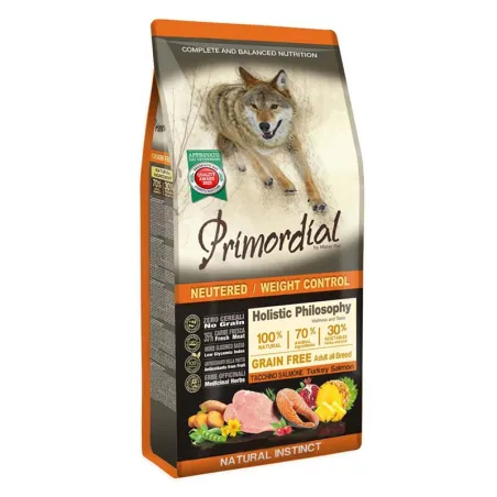 Croquettes pour chien adulte stérilisé Dinde & Saumon 12kg - PRIMORDIAL
