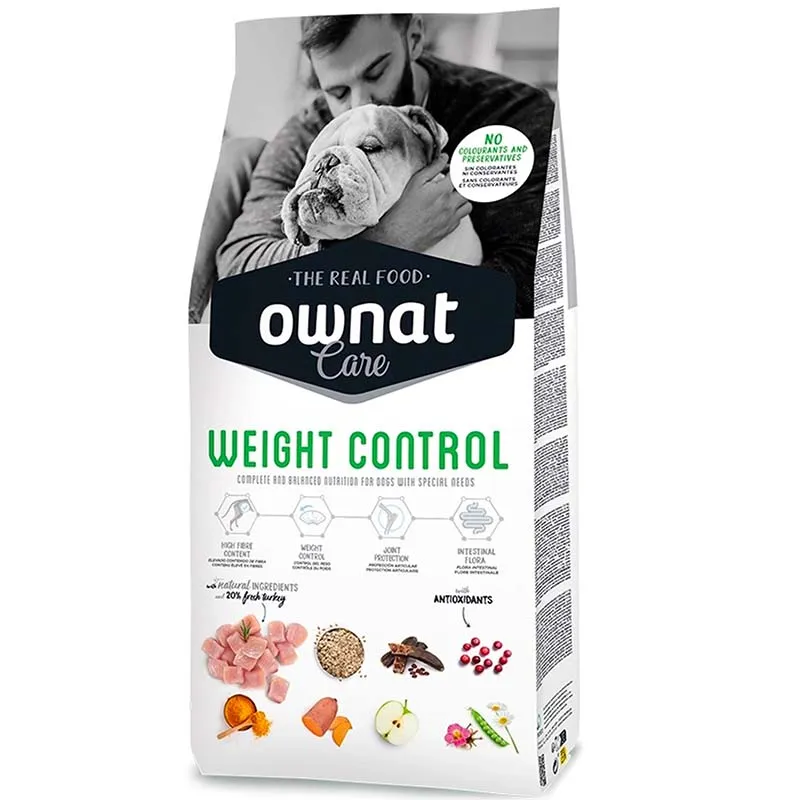 Croquettes pour chien adulte Weight Control Poulet et Dinde 3 kg – OWNAT