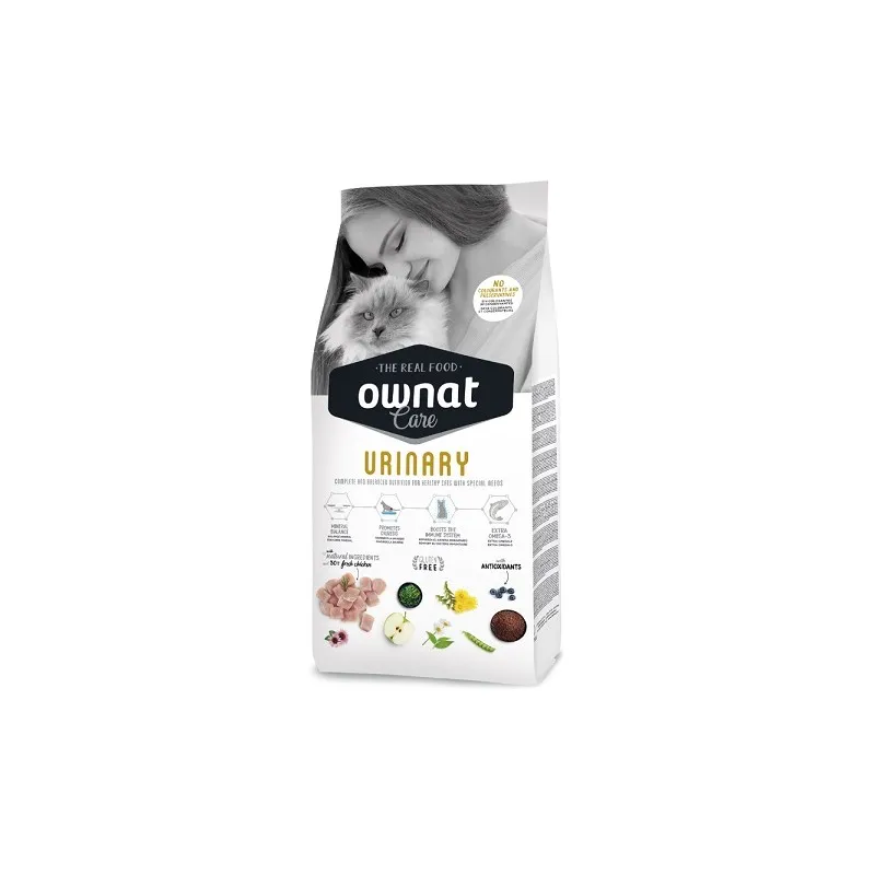 Croquettes pour chat adulte Urinary Poulet & Saumon 3 kg - OWNAT