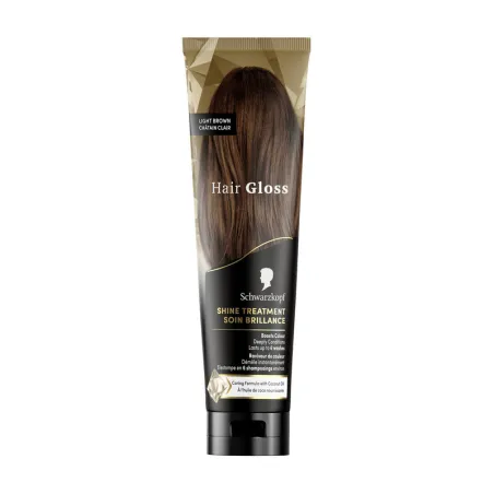 Coloration semi-permanente Hair Gloss Châtain Clair l’huile de coco 150ml - SCHWARZKOPF