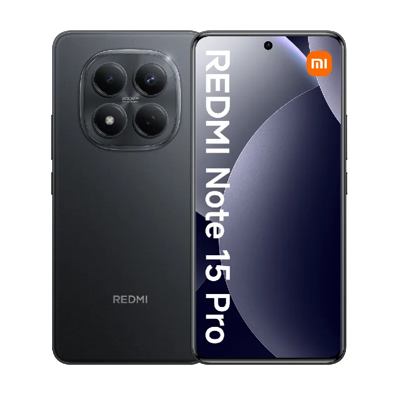Smartphone Redmi Note 15 Pro 4G 6,77” 8/256Go Noir - XIAOMI - XIANOTE15P4G256