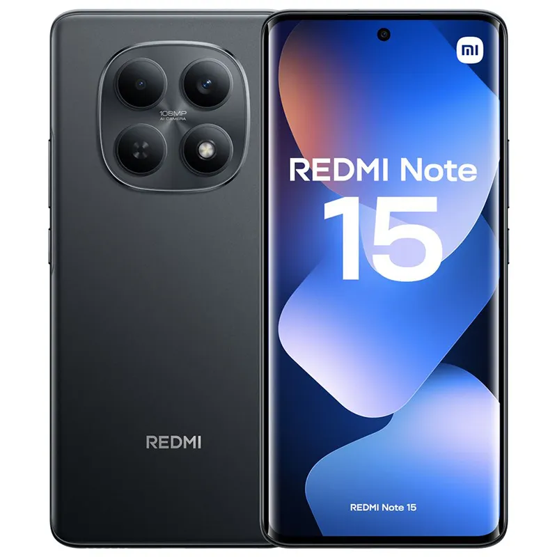 Smartphone Redmi Note 15 6,77” 6Go/128Go Noir - XIAOMI - XIANOTE154G128B