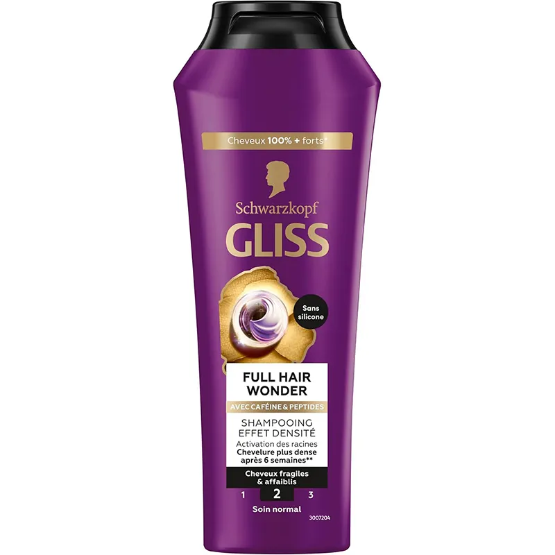 Shampoing soin Full Hair Wonder 250ml - GLISS