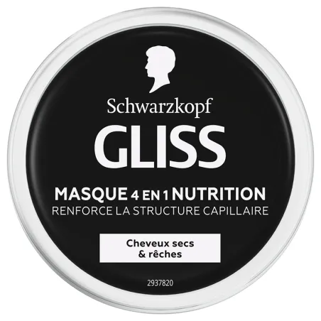 Masque 4en1 Nutrition Huile de Marula 400ml - GLISS