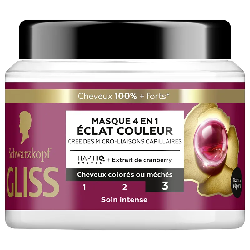 Masque 4en1 Éclat Couleur 400ml - GLISS