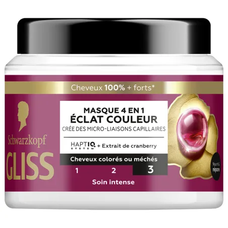 Masque 4en1 Éclat Couleur 400ml - GLISS