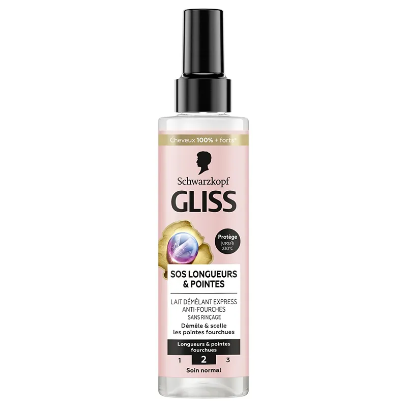 Lait démêlant SOS Longueurs & Pointes 200ml - GLISS
