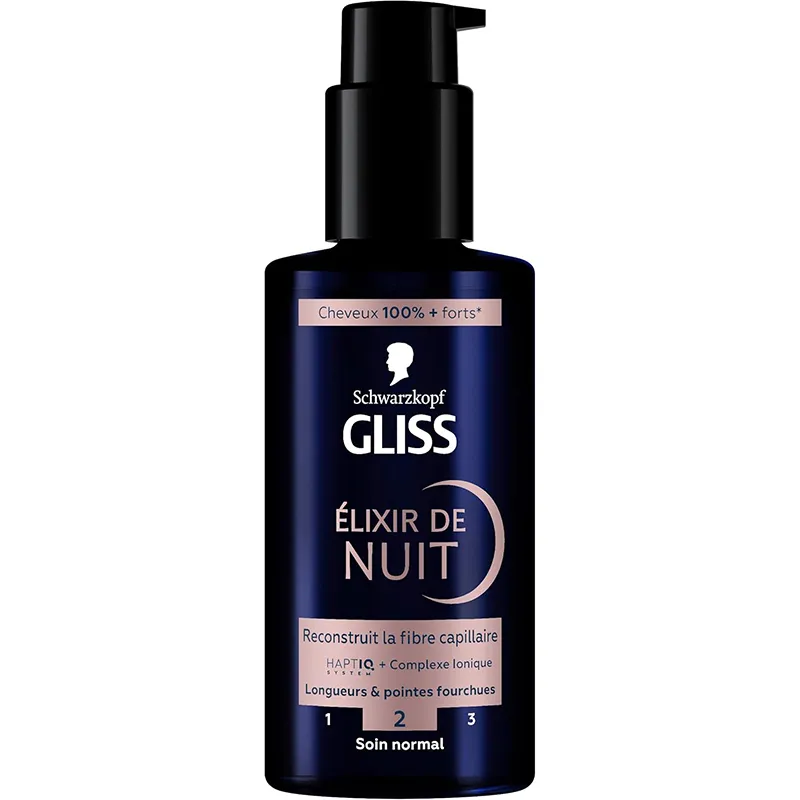 Soin Élixir Nuit Reconstruction 100ml - GLISS