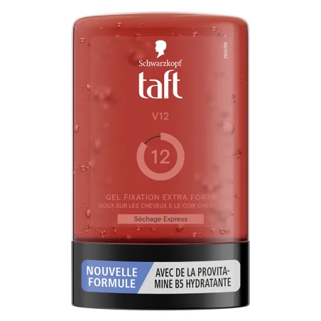 Gel coiffant Power Gel V12 300ml - TAFT