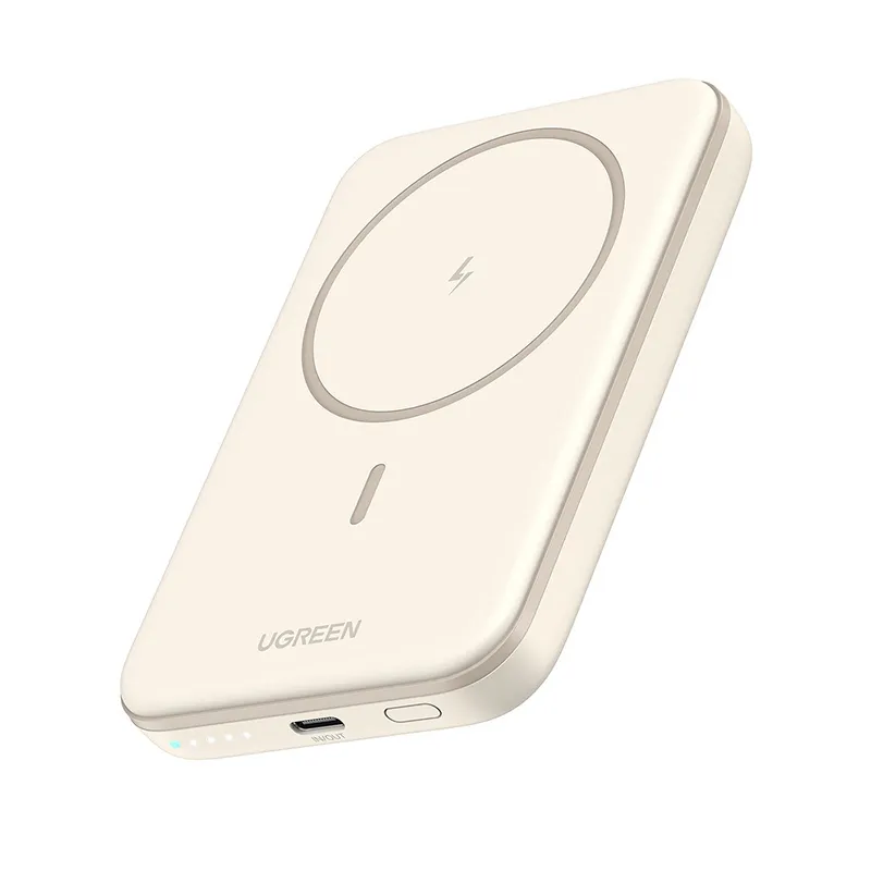 Powerbank Mini MagSafe 5000 mAh 7,5W Beige - UGREEN - UGPB25207
