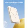 Powerbank Mini MagSafe 5000 mAh 7,5W Beige - UGREEN - UGPB25207