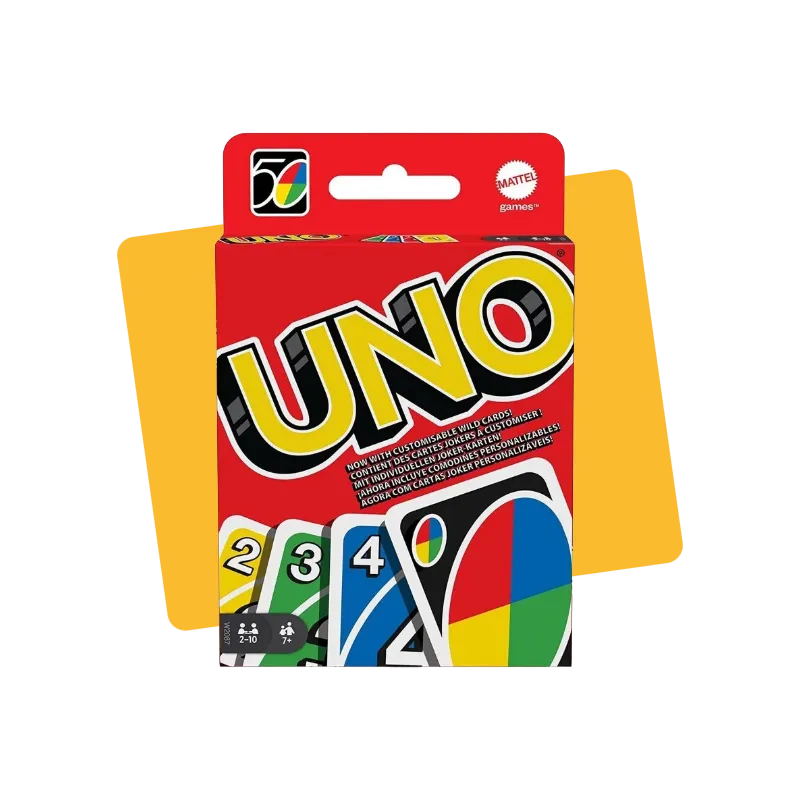 Jeu de cartes Uno classique MATTEL GAMES - Dès 7 ans
