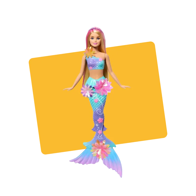 Poupée sirène Barbie Fleurs magiques blonde MATTEL - Dès 3 ans