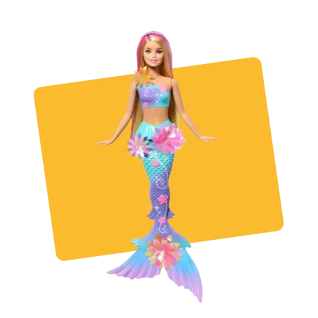 Poupée sirène Barbie Fleurs magiques blonde MATTEL - Dès 3 ans