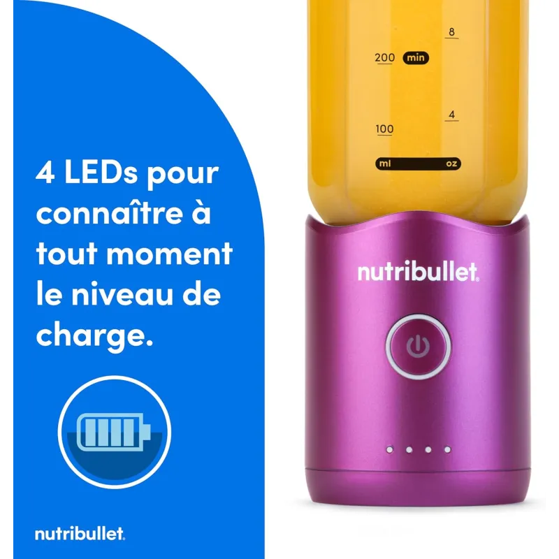 Blender Flex portable 590ml violet - NUTRIBULLET - NBP013VT