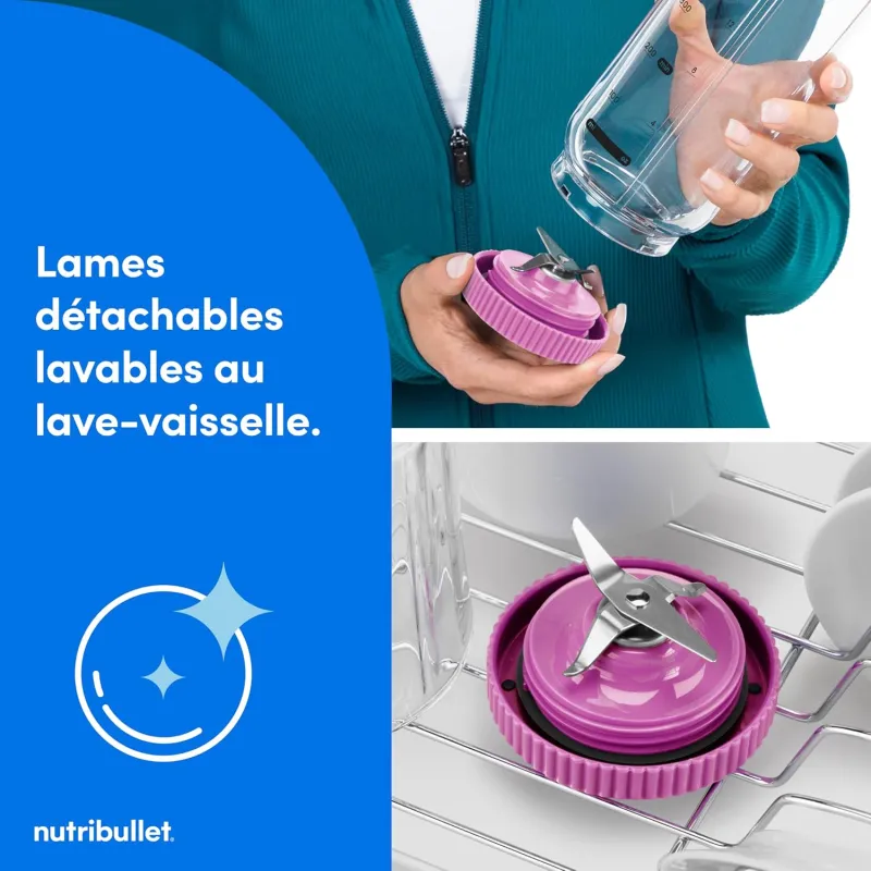 Blender Flex portable 590ml violet - NUTRIBULLET - NBP013VT