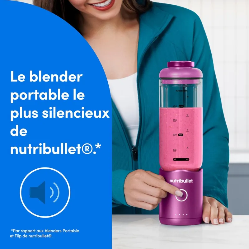 Blender Flex portable 590ml violet - NUTRIBULLET - NBP013VT