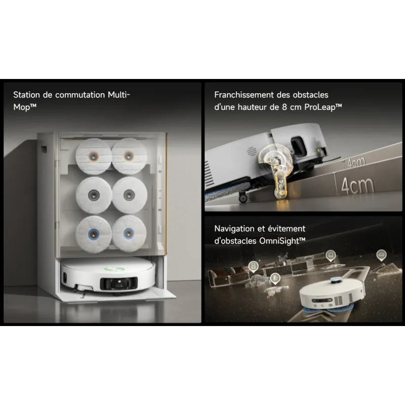 Aspirateur robot laveur Matrix10 Ultra blanc - DREAME - MATRIX10ULTRAWH