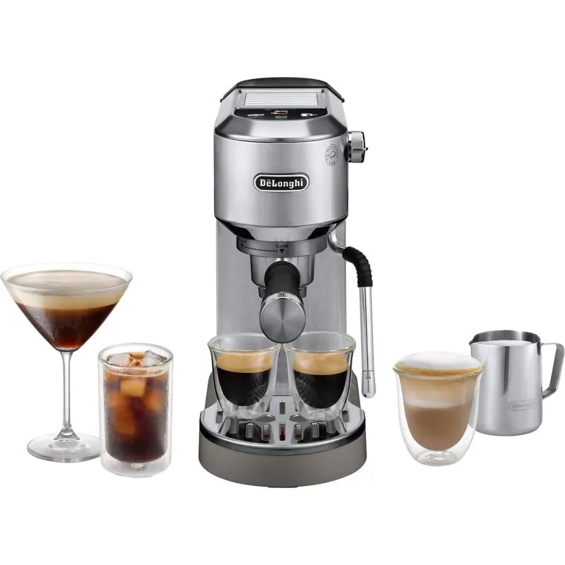 Machine à expresso DedicaDuo 1450W argent / métal - DELONGHI - EC890.M